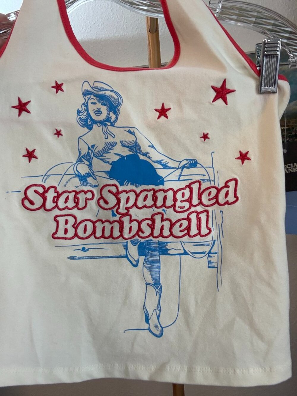Wild Fable Star Spangled Bombshell Halter Top NWT Size Small